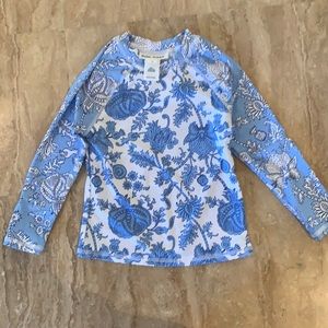 Roller rabbit size 6 girls rash guard